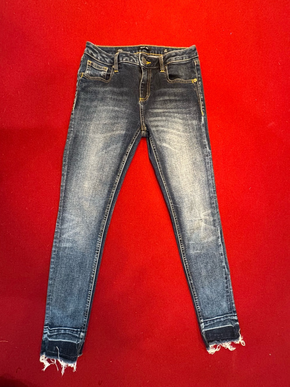 Vintage Miss Me Women’s Skinny Jeans - Frayed Hem